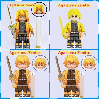 ของเล่นตัวต่อเลโก้ รูปตุ๊กตา Agatsuma Zenitsu เข้ากันได้กับ สําหรับเด็ก