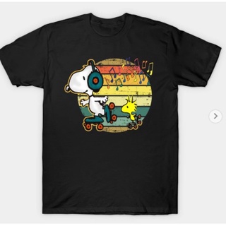 เสื้อยืดแขนสั้น พิมพ์ลายกราฟฟิค Snoopy สไตล์คลาสสิก ไม่ซ้ําใคร สําหรับผู้ชาย 592734