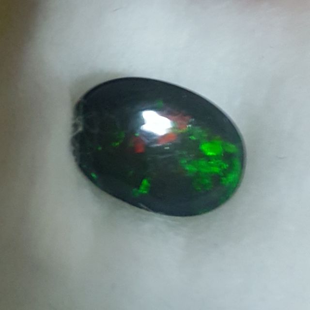หัวแหวนโอปอลแท้ (Natural black Opal)