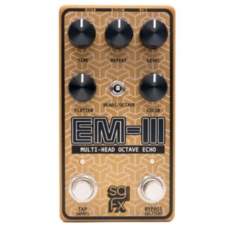 Solid Gold Fx "EM-III" Multi Head Octave Tape Delay Effect Pedal เอฟเฟคกีต้าร์ไฟฟ้า