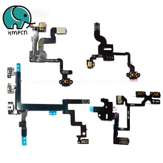 อะไหล่ปุ่มกดสวิตช์เปิดปิด ควบคุมระดับเสียง สายเคเบิ้ลอ่อน แบบเปลี่ยน สําหรับ iPhone 6 6S Plus 4 4S 5 5S 5C