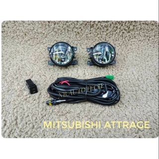 ไฟตัดหมอกแอตทาจ สปอร์ตไลท์ attrage 2013 2014 2015 2016  foglamp attrage sportlight mitsubishi attrage ทรงห้าง