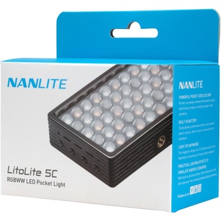 NANLITE LITOLITE (ประกันศูนย์ไทย) 5C RGBWW LED Pocket Light 7W ไฟพกพาขนาดเล็ก เปลี่ยนสีได้