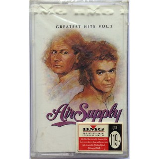 Cassette Tape เทปคาสเซ็ตเพลง Air Supply Greatest Hits Vol. 3 ลิขสิทธิ์ ซีล