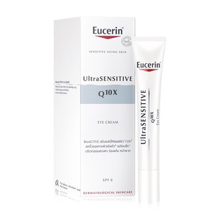 Eucerin Ultra sensitive Q10 EYE CREAM 15ml EXP : 2023 - 2024