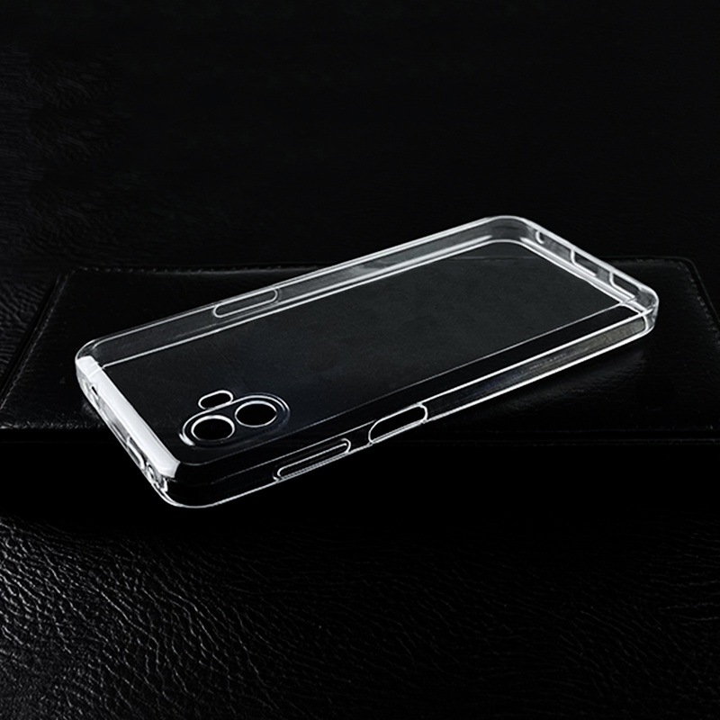 สําหรับ Samsung Galaxy Xcover 5 Xcover5 Slim Crystal Clear โปร่งใส Soft TPU กลับกรณีป้องกันผิวกล้องป้องกันฝาครอบ