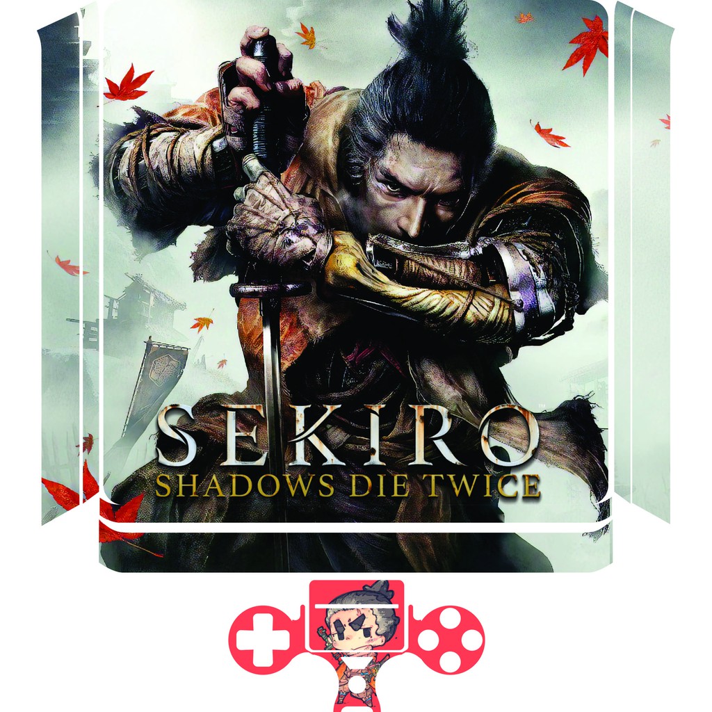สติ๊กเกอร์ Ps4 slim fat pro - Sekiro Shadows ตายสองครั้ง (1 ด้าน)