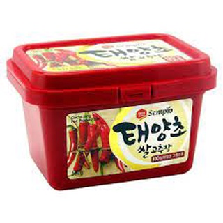 SEMPIO GOCHUJANG HOT PEPER PASTE โกชูจัง ฮอท เปปเปอร์ เพสท์ (น้ำจิ้มพริก)500 กรัม