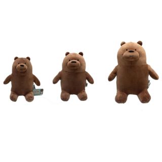 ตุ๊กตา We Bare Bear หมีนั่ง 2 ขา ขนาด 10" / 14" /18" (นิ้ว)