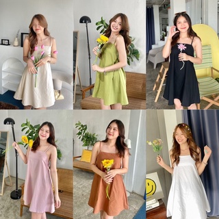 BEMYCHIC มินิเดรสสายเดี่ยวมินิมอล รุ่น april mini dress