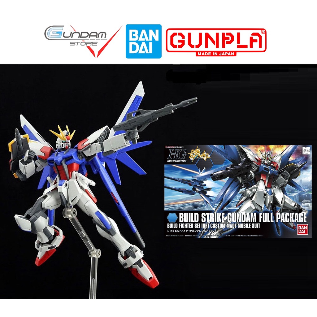 Gundam HG Build Strike Full Package Bandai High Grade 1 / 144 HGBF Build Fighters ของเล ่ นประกอบอะนิเมะญี ่ ปุ ่ น