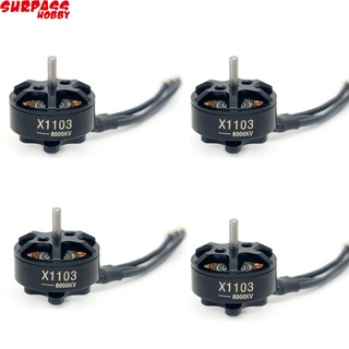 มอเตอร์ไร้แปรงถ่าน X1103 8000KV 2-3S สําหรับโดรนบังคับ FPV FPV DIY 1 ชิ้น