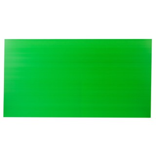 แผ่นพลาสติกลูกฟูก 3 มม. 65x122 ซม. สีเขียวอ่อน แพลนโก 3mm corrugated plastic sheet 65x122 cm, light green, plano