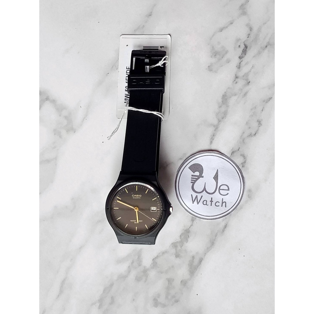 CASIO ของแท้ 💯% รุ่น MW-59 นาฬิกาสำหรับผู้ชาย สายยาง มีวันที่ พร้อมกล่องและใบประกัน 1 ปี MW59 MW-59-7E MW-59-1B