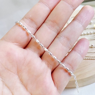 LLRB | สร้อยข้อมือเงินแท้ 925 Silver bracelat ข้อยาว