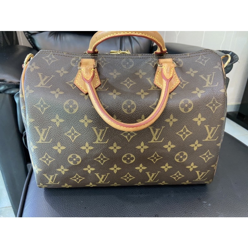 หลุยส์ speedy 30 dc 07 มือสอง มีสายให้ค่ะ คาวไฮใหม่