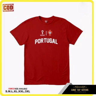 เสื้อยืด (RiseUp Story)  ผ้าฝ้าย PORTUGAL STYLE สําหรับผู้ชาย และผู้หญิงS-5XL