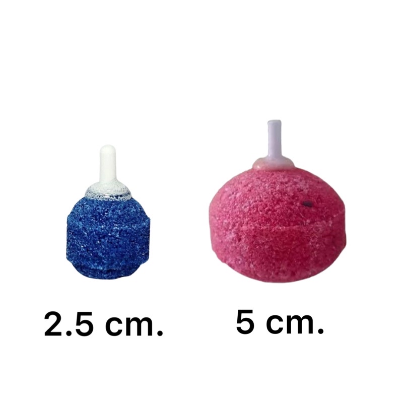 หัวทรายหยาบ ขนาด 2.5 cm กับ 5 cm ใช้คู่กับปั๊มลม