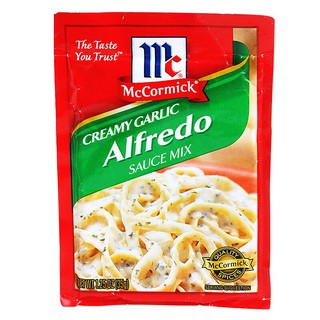 แม็คคอร์มิคซอสผงราดหน้าพาสต้าอัลฟรีโด้เบรนด์ 35กรัม McCormick Sauce Alfredo Pasta Powder 35g