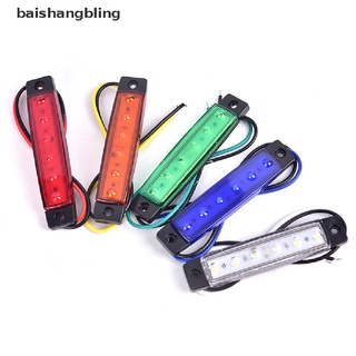 Bsbl ไฟหรี่ Led 6 ดวง 12V สําหรับติดด้านข้างรถยนต์ 1 ชิ้น