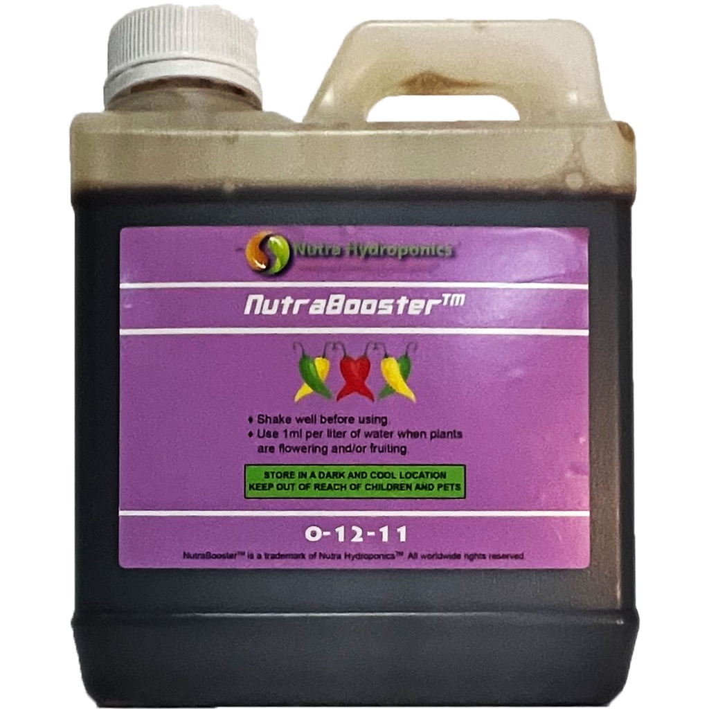 Nutra Hydroponics NutraBooster 1 liter bottle - Compare to Flower Fuel General Hydroponics FOX FARM DWC
