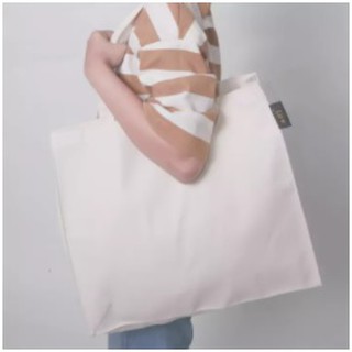 กระเป๋าผ้าดิบ tote bag USA Cotton 14.8 x 16.5 นิ้ว ผ้าคอตตอนทวิลพรีเมี่ยม