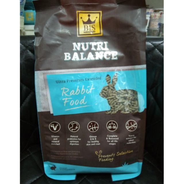 อาหารกระต่าย BIS NUTRI BALANCE 2กิโลกรัม