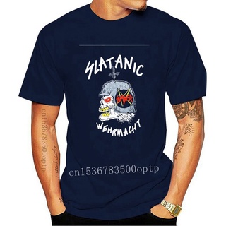 ขายดี เสื้อยืดลําลอง แขนสั้น พิมพ์ลาย VINTAGE SLAYER SLATANIC WEHRMACHT TOUR สีดํา สําหรับผู้ชาย S-3 Tees IEceld73ONehbi