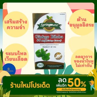 Ginkgo Biloba กิงโกะ บิลโลบา วิตามินบำรุงสมอง 30 แคปซูล