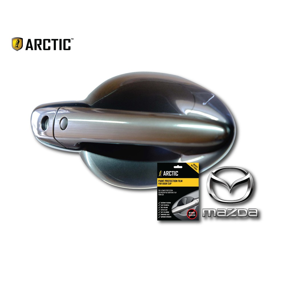 ฟิล์มกันรอยเบ้ามือ MAZDA ตรงรุ่น ฟิล์ม TPU แท้ 100% - by Arctic ❗️รบกวนอ่านรายละเอียดก่อนสั่ง❗️
