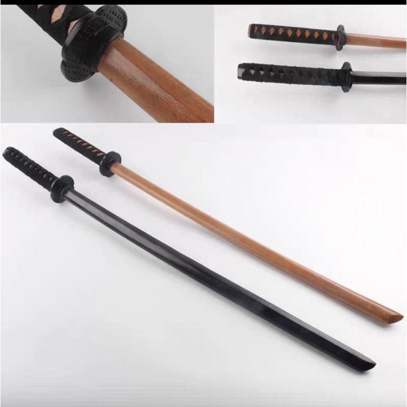 [new]READY STOCK Wooden Bokken training Stick Black and Brown Colour