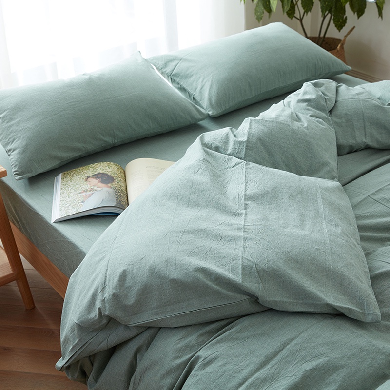 ปลอกผ้านวม 1 ชิ้น cotton duvet cover คิงไซซ์ สีฟ้า สีเทา สีขาว ปลอกผ้านวมผ้าฝ้ายแท้ ควีนไซซ์ คิงไซซ์ สีฟ้า สีเทา สีขาว สีเบจ สําหรับเด็ก และผู้ใหญ่สีเบจ