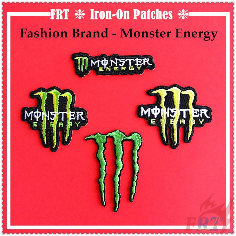 Fashion Brand Monster Energy Ironon Patch 1Pc Diy Embroidery Patch