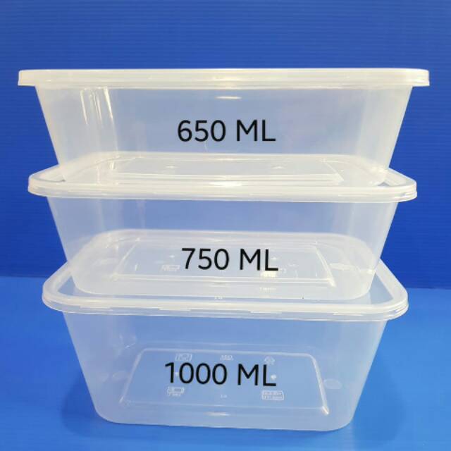 OVENSAFE BOX 650 / กล่องพลาสติก 750 / กล่องพลาสติก / กล่องใส่อาหาร 1000ML / กล่องอาหาร 550ML