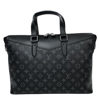 ระเบิด[9.9ใหม่]LV/Louis Vuitton สีดำทหารผ่านศึกผู้ชายEXPLORERกระเป๋าเอกสารแบบพกพา