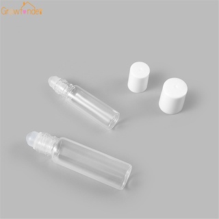 5/10ml Glass Roll On Bottle Essential Oil Vials With Roller Ball Durable Refillable Cosmetic Container