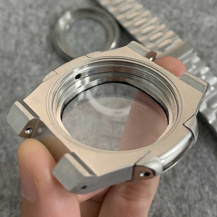 41mm Watch Case Kit Watch Strap Replacement Parts for Japanese NH35/NH36/4R Automatic Movement