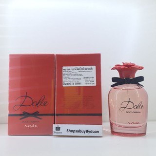 น้ำหอมแท้ D&amp;G Dolce &amp; Gabbana Dolce Rose Eau de Toilette  (New 2021 )75ml กล่องป้ายไทย