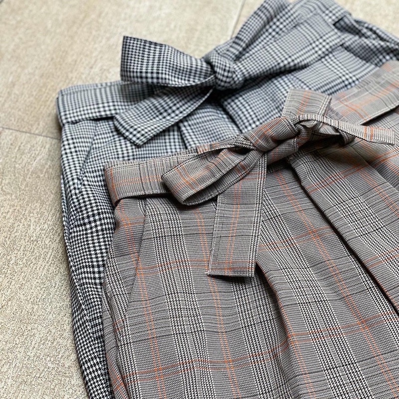 HARPER PANTS tartan*