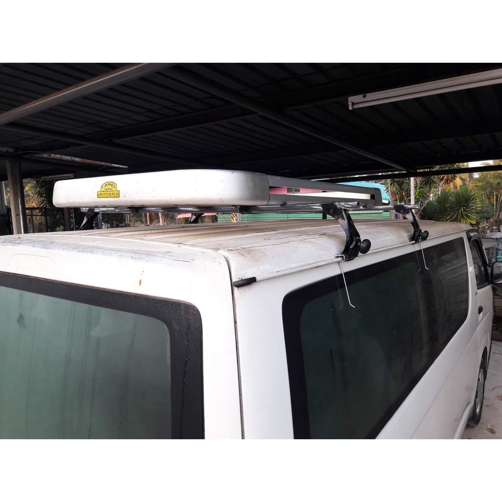แร็คหลังคา Toyota Hiace หัวจรวดหลังคาเตี้ย โม่งน้อย [RGA] - รูปที่ 2
