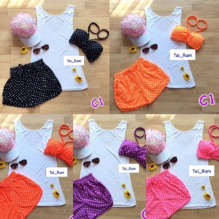 ราคา 280 บาท  Bikini 3ชิ้นใส่น่ารักๆๆต้อนรับซัมเมอร์นี้จ้า. สาวๆที่จะไปทะเล๊...ทะเลต้องมีค่ะ  เชตบีก