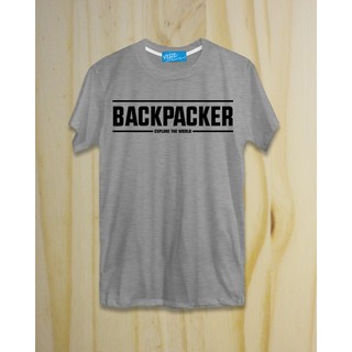 เสื้อยืด Backpacker สีเทา แบรนด์ VERz