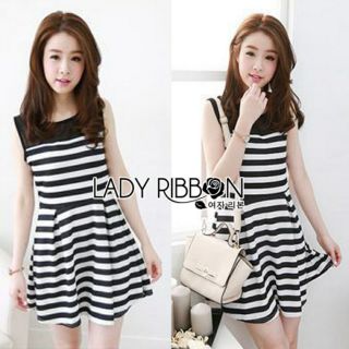 Basic Chic Striped Mini Dress