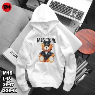 moschino เสื้อแขนยาวฮู้ด