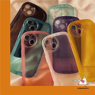 เคสโทรศัพท์มือถือแบบนิ่ม TPU ใส กันกระแทก สีมาการอง สําหรับ OPPO A17 A57 2022 A17K A55 A16K A16E A1K A31 2020 Reno 8 5 6 4F 4Lite A93 F17Pro