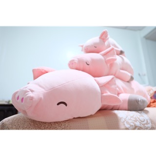 ส่งฟรี 🐽 ตุ๊กตาหมูขี้เซา 130 cm