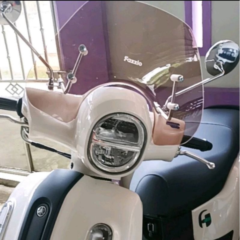 กระจกหน้ารถ - Yamaha fazzio hybrid visor - fazzio อุปกรณ์เสริม