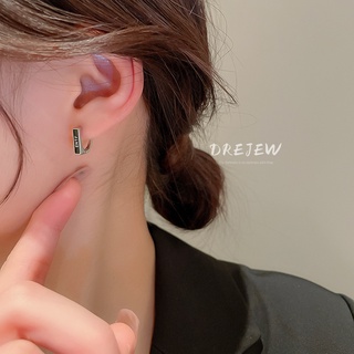 DREJEW ต่างหูแฟชั่น จี้ตัวอักษร เข้ากับทุกการแต่งกาย สไตล์เก…