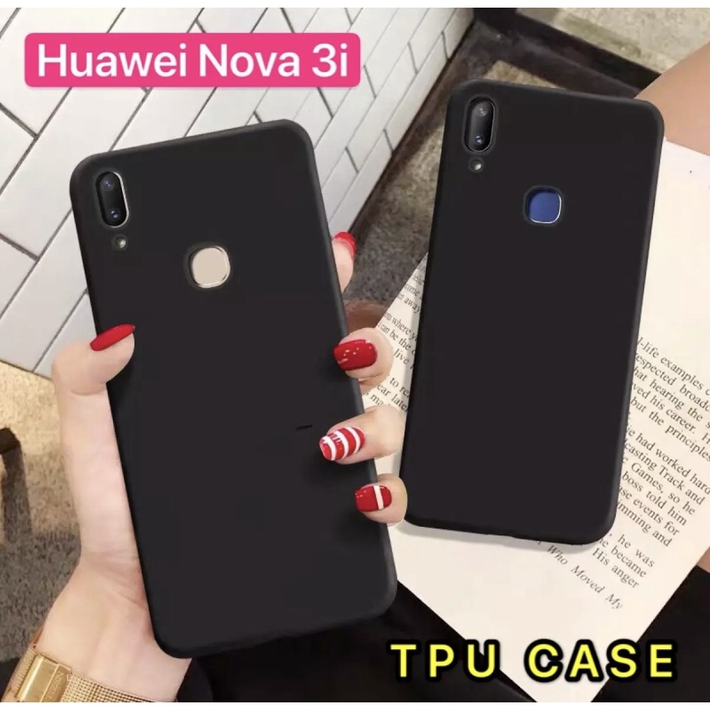 ส่งจากไทย Case Huawei Nova3i เคสนิ่ม สีดำ เคสซิลิโคน เคส หัวเว่ย สวยและบางมาก huawei Nova3i