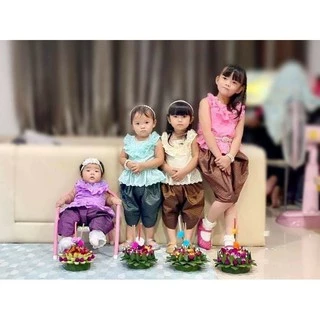 ชุดไทยเด็ก รุ่น "ช่อรดา" ~ AI Jung Clothes ชุดไทยใส่ไปโรงเรียน ชุดไทยใส่ออกงาน